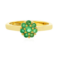 Anello in argento con Smeraldo Colombiano