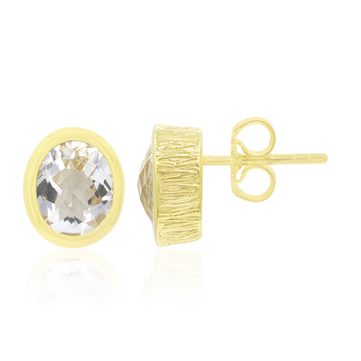 Orecchini in argento con Topazio Bianco (MONOSONO COLLECTION)