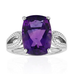 Anello in argento con Ametista del Marocco