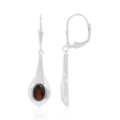 Orecchini in argento con Granato