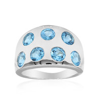 Anello in argento con Topazio Marambaia