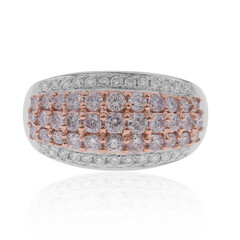 Anello in oro con Diamante Rosa SI (CIRARI)