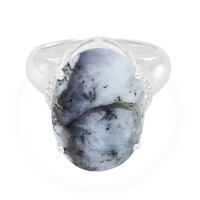 Anello in argento con Agata Dendritica