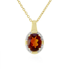 Collana in argento con Citrino Madeira