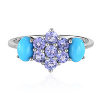 Anello in argento con Turchese Sleeping Beauty