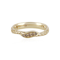 Anello in oro con Diamante Champagne I1 (Ornaments by de Melo)