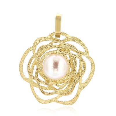 Ciondolo in oro con Perla di Acqua Dolce