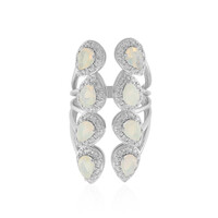 Anello in argento con Opale di Welo