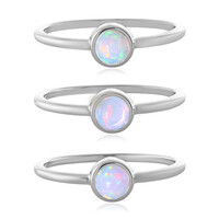 Anello in argento con Opale di Welo