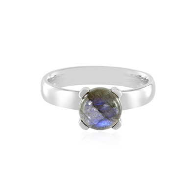 Anello in argento con Labradorite Blu Maniry (KM by Juwelo)