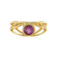 Anello in argento con Fluorite Viola