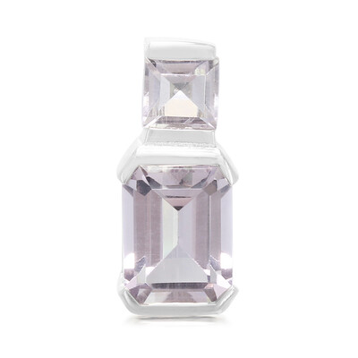 Ciondolo in argento con Ametista Rose de France