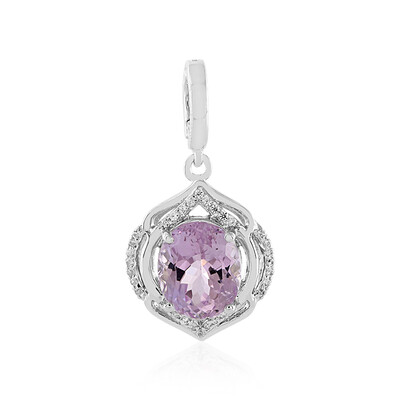 Ciondolo in argento con Kunzite