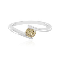 Anello in argento con Zircone Giallo