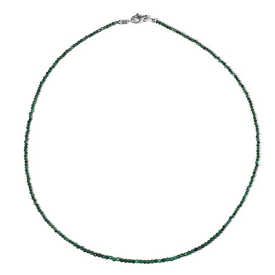 Collana in argento con Malachite