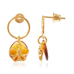 Orecchini in argento con Ambra Baltica