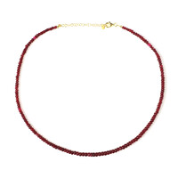 Collana in argento con Rubino