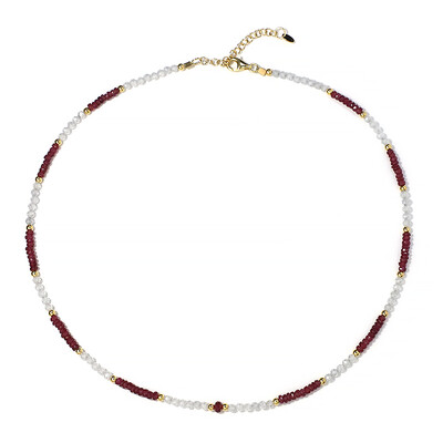 Collana in argento con Rubino del Madagascar