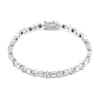 Bracciale in argento con Topazio Bianco