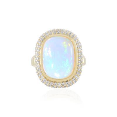 Anello in argento con Opale di Welo (Adela Silber)