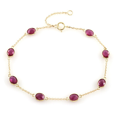 Bracciale in oro con Rubino del Madagascar