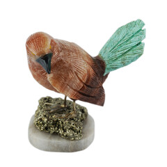 Figura con Aragonite Arancione