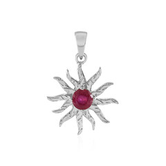 Ciondolo in argento con Rubino del Madagascar
