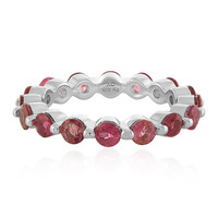 Anello in argento con Tormalina Rosa