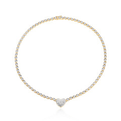 Collana in ottone con Diamante I3 (I) (Juwelo Style)