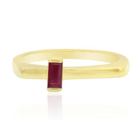 Anello in argento con Rubino del Madagascar