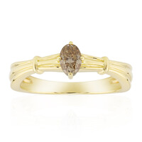 Anello in oro con Diamante Cognac d'Argyle I3 (Mark Tremonti)