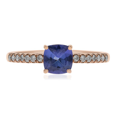 Anello in oro con Tanzanite