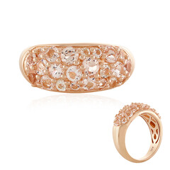 Anello in argento con Morganite