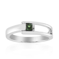 Anello in argento con Tormalina Verde Brasiliana (Pallanova)
