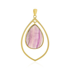 Ciondolo in argento con Fluorite