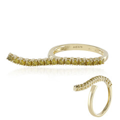 Anello in oro con Diamante Giallo I2 (de Melo)