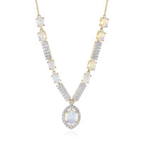 Collana in argento con Opale di Welo