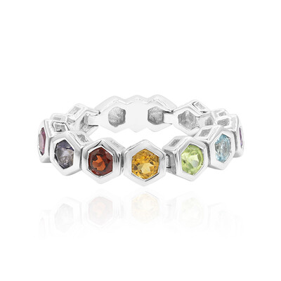 Anello in argento con Ametista