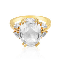 Anello in argento con Quarzo Bianco