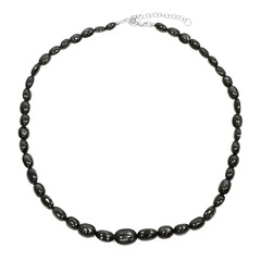 Collana in argento con Diopside Stellato d'India