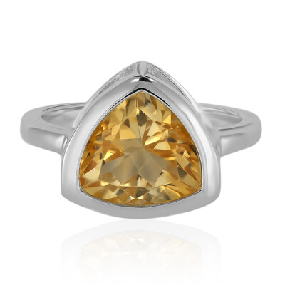 Anello in argento con Citrino (MONOSONO COLLECTION)