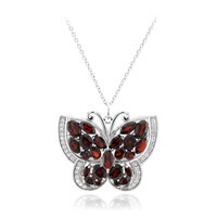Collana in argento con Granato