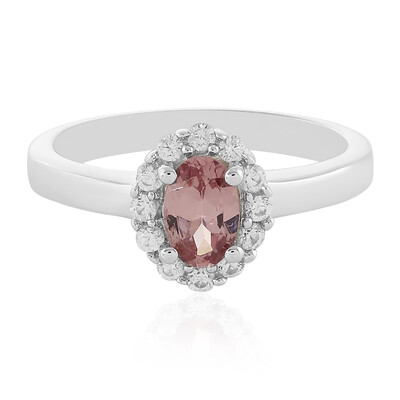 Anello in argento con Granato Malaya