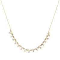 Collana in argento con Topazio Bianco