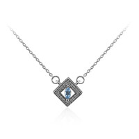 Collana in argento con Acquamarina Ofiki
