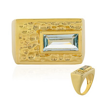 Anello in argento con Topazio Blu Cielo