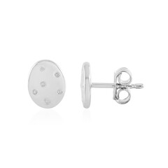 Orecchini in argento con Diamante I2 (I)