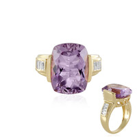 Anello in argento con Ametista Rose de France