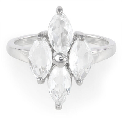 Anello in argento con Berillo Himalayano