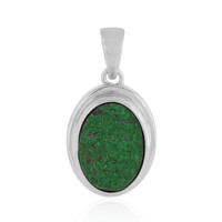 Ciondolo in argento con Uvarovite